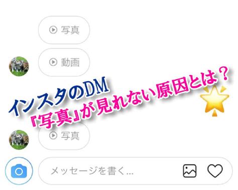 インスタ Dm 写真 見れ ない